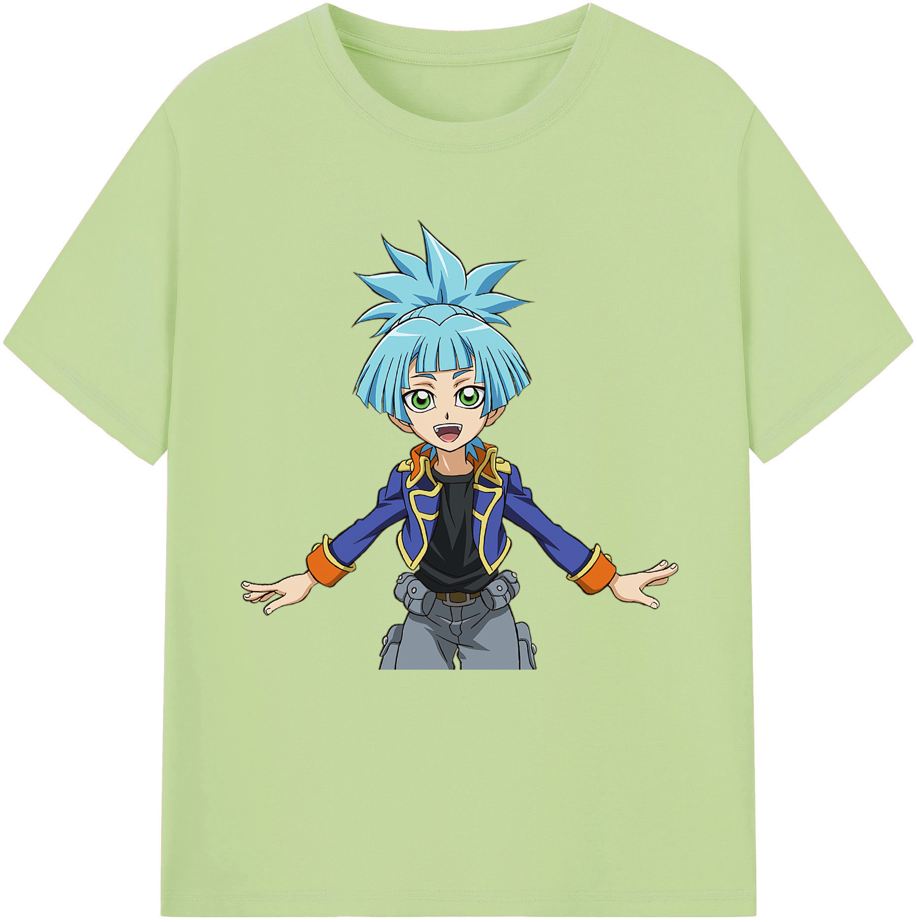 （画像用） 遊☆戯☆王 Yu-Gi-Oh! 綿100％半袖Tシャツ（フロントプリント）